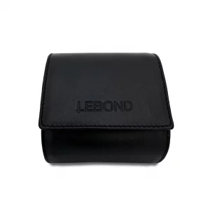 lebond watches accessory black leather travel case hand amde in spain