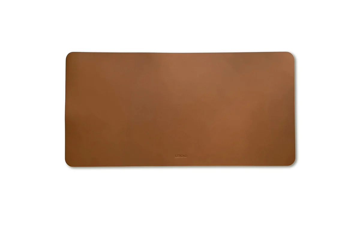 LEATHER DESK PAD (BROWN)