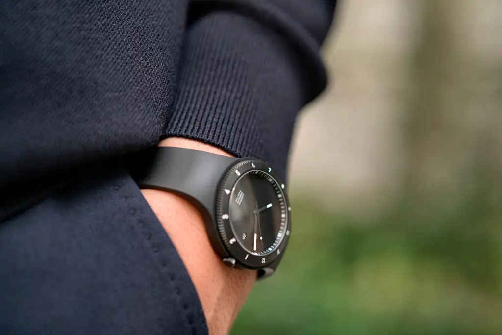 Lebond Norman Foster Black Edition on the wrist