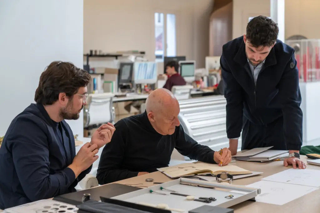 Norman Foster Foundation Innovation and Design Unit working on the Lebond watch