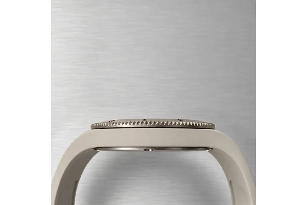 Lebond Norman Foster Natural Titanium Edition titanium case profile