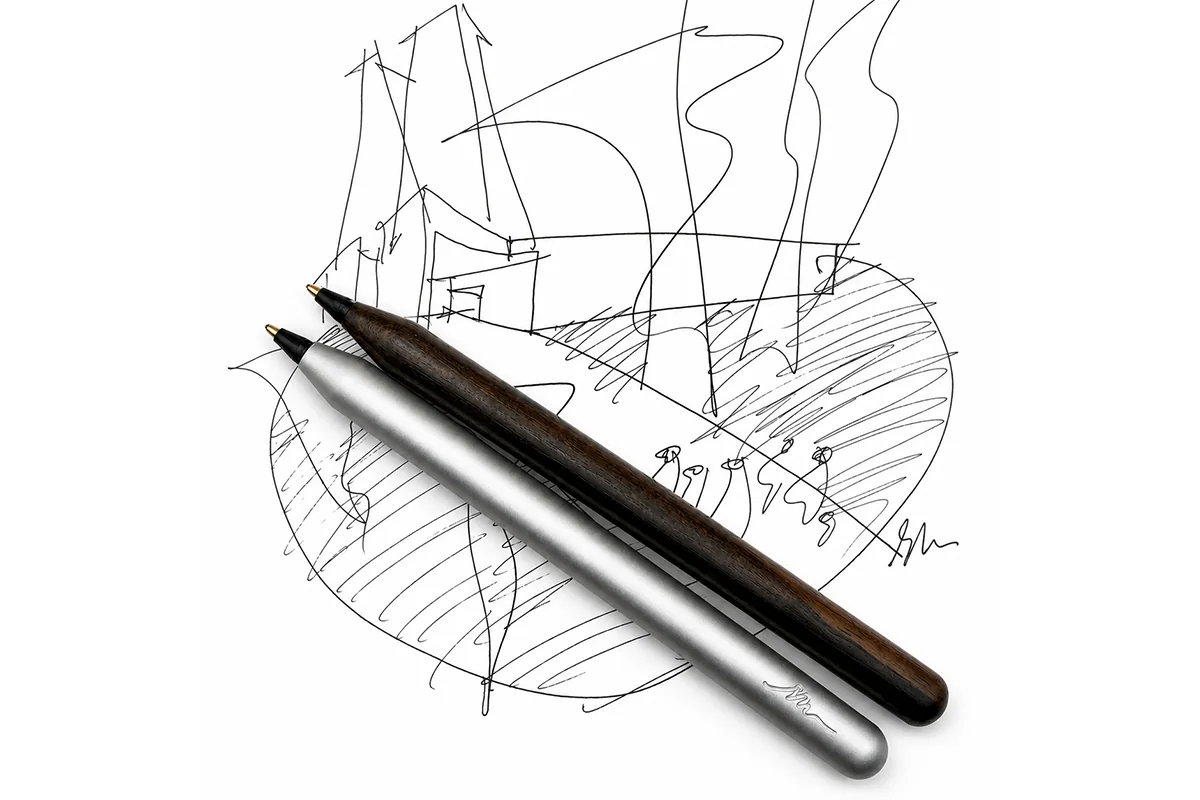 Lebond Souto Moura Pen Original and Black editions on Eduardo Souto de Moura sketches
