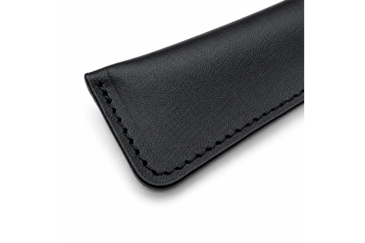 Handmade black leather sleeve for the Lebond Souto Moura Pen Original Edition