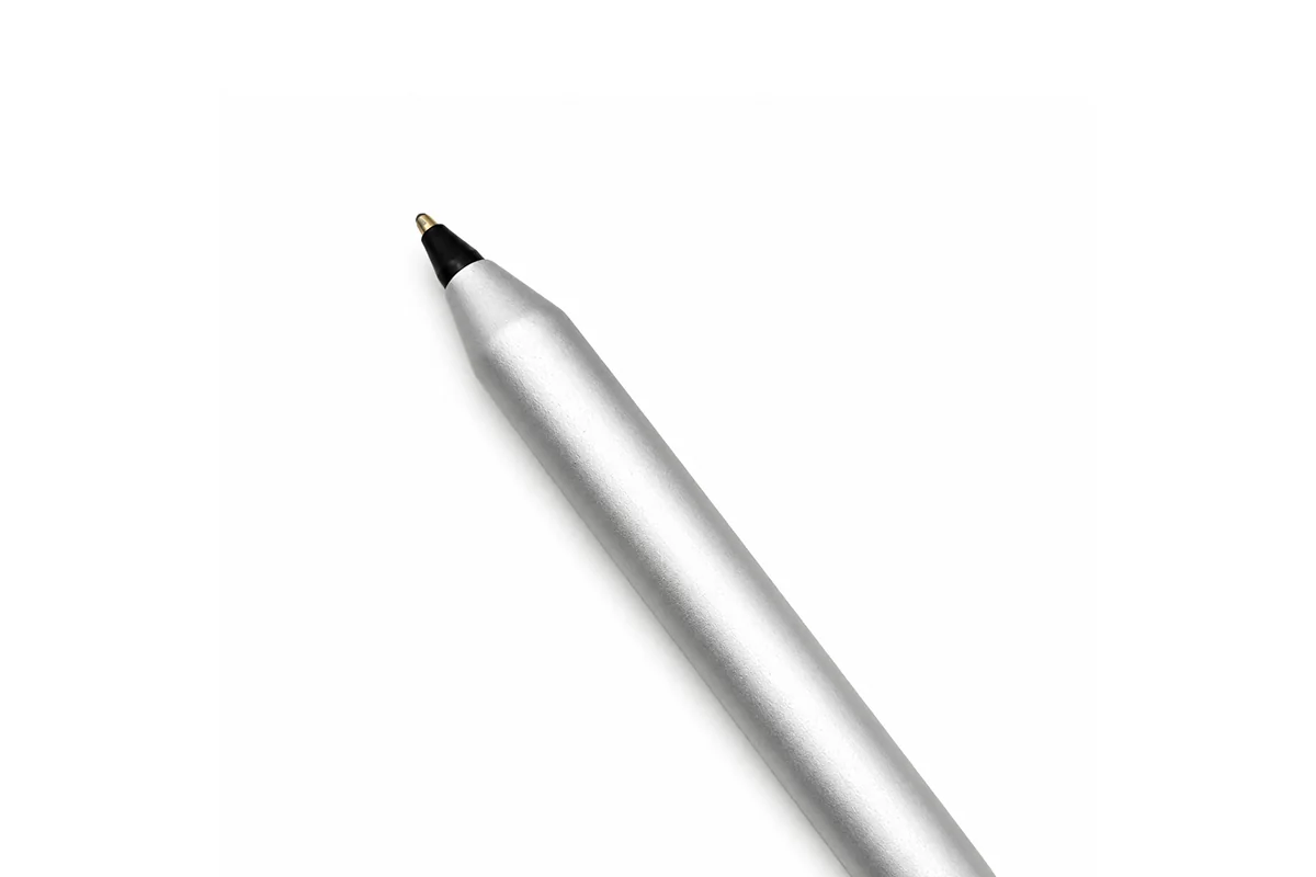 Lebond Souto Moura Pen Original Edition nib detail in sandblasted aluminium